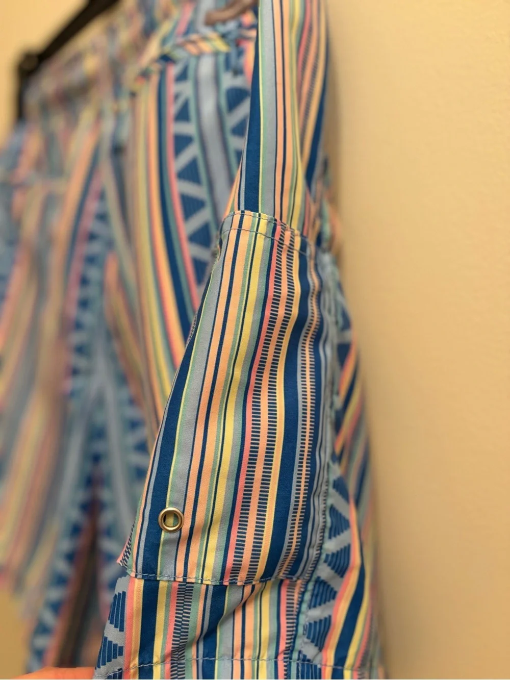 Southern Marsh Blue Multistripe Swim Trunks